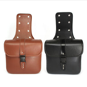 <span class=keywords><strong>Sacoche</strong></span> de selle pour moto, sac à outils latéraux en cuir Pu pour Harley <span class=keywords><strong>Sportster</strong></span> XL 883 XL <span class=keywords><strong>1200</strong></span>, vente directe d'usine - Product Image 4