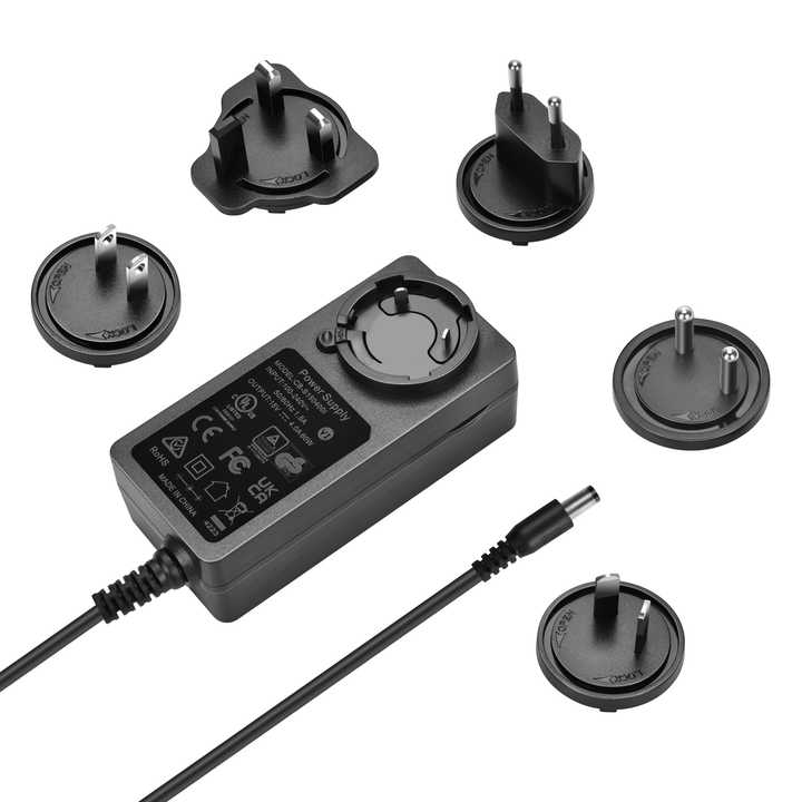 Bloc D'alimentation Universel 30W 2A - Chargeur AC/DC Réglable 3V à 12V Avec 11 Adaptateurs Et Port USB