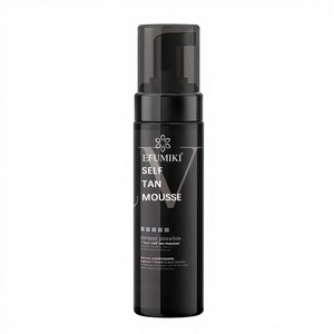 Loción Autobronceadora Orgánica de Color Marrón Oscuro, Protector Solar, Crema Bronceadora, Mousse Autobronceador para Piel Negra Natural - Product Image 3