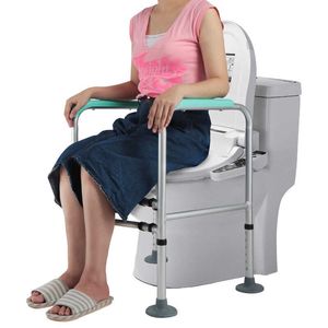 Dispositif de rééducation Rehaussement Les femmes enceintes âgées s'assoient et soulèvent le coussin Booster de toilette en alliage d'aluminium - Product Image 2