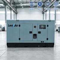 Générateur diesel silencieux refroidi par eau 60kW 70kW 80kW, moteur WeiChai, grand réservoir de carburant de 50L, autonomie prolongée, 12 heures de fonctionnement continu