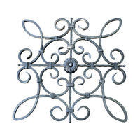 Panier d'éléments en métal forgé pour balustrade de balustrade de balustrade de balustrade de barrière de porte