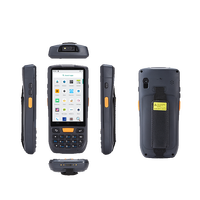 PDA portable 4G, 4,0 pouces, IP66, étanche, Android 9, robuste, lecteur de codes-barres laser 1D 2D, en stock