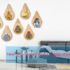 Colgador de Medallas de Madera al por Mayor para Deportes, Maratón, Natación, Fútbol, Atletismo - Soporte Exhibidor de Medallas - Product Image 5