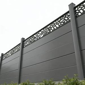 รั้ว<span class=keywords><strong>ระแนง</strong></span>ไม้เทียม WPC สำหรับ<span class=keywords><strong>ภายนอก</strong></span>บ้าน สวน ฟาร์ม ทำเองได้ พร้อมเสาอะลูมิเนียม ประตูรั้ว และแผงรั้ว - Product Image 5