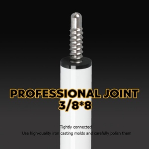 YEUEK Carbon Fiber <b>Pool</b> Cue <b>Stick</b> 12.5mm Tip,Low DeflectionBilliard Cue <b>Sticks</b> <b>Pool</b> <b>Sticks</b> with 3/8 * 8 Pin,58"Cue <b>Stick</b> 19-20oz - Product Image 5