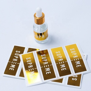 Adesivi per trofei in lamina d'oro con stampa personalizzata adesivi in lamina d'oro in pvc adesivi in foglio di alluminio dorato - Product Image 4