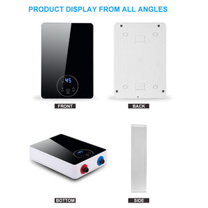 Pemanas Air Listrik Tanpa Tangki 6000W untuk Kamar Mandi, Pemanas Air Instan Terpasang di Dinding dengan LED Temperatur, US/EU untuk Garasi Mobil 220V Tenaga Surya - Product Image 3