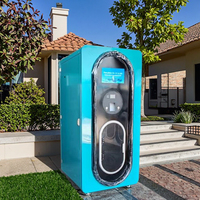 Distributeur automatique d'eau à osmose inverse 24 heures sur 24 vend de l'eau purifiée, prend en charge l'insertion de pièces et le balayage de cartes