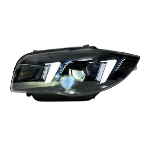 Faro a LED Bicolore Stile Fang Modificato per Auto, Plug and Play, Luce Diurna DRL per <span class=keywords><strong>BMW</strong></span> <span class=keywords><strong>Serie</strong></span> <span class=keywords><strong>1</strong></span> <span class=keywords><strong>E87</strong></span> 2004-2011 - Product Image 3
