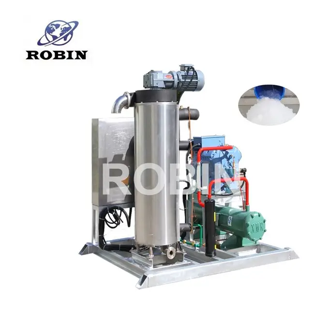 High efficiency quick freezing 3ton slurry ice machine for seafood cooling