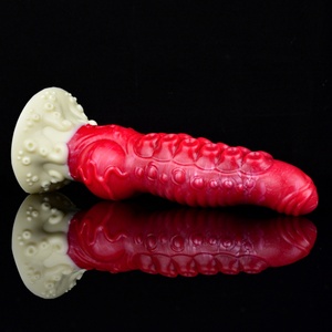 NNSX Dildo de animal suave, juguete sexual para adultos gay y mujeres, con ventosa, pene grande, plug anal, masturbadores vaginales - Product Image 1