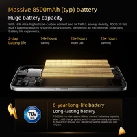 Versión Global Xiaomi POCO X8 Pro Max 5G Smartphone NFC Dimensity 9500s AMOLED 6.83'' 1 5K 120Hz Pantalla 8500mAh 100W