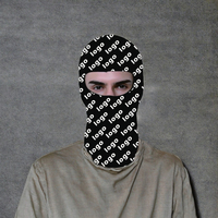 Máscaras de Esquí con Diseño de Fantasma JX Print, Gorro Deportivo con Logotipo Personalizado, Pasamontañas de Halloween, 100% Poliéster, Unisex, para Adultos, Ciclismo