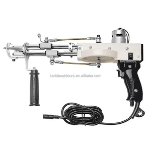 Wholesale price popular electric tufting gun 2 in 1 long high pile hand tufting gun for carpet