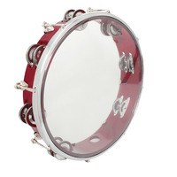 Orff Tambourin à manivelle Instrument de percussion auto-accordant pour l'éducation des enfants Jeu de groupe en métal