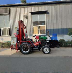 Pompes à eau mobiles sur roues faciles à utiliser de 50m à 200m, montées sur tracteur, petites plateformes de forage de puits d'eau - Product Image 3