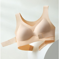 Soutien-gorge sans fil pour femme, correcteur de posture, fermeture avant, soutien-gorge liftant, soutien-gorge de sport antichoc, gilet de fitness, sous-vêtement, hauts à dos croisé