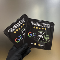 Personnalisé 13.56Mhz ISO Modèle RFID NFC Autocollant Étanche QR Code Époxy Tag pour Table Menu Carte et Variable Google Avis