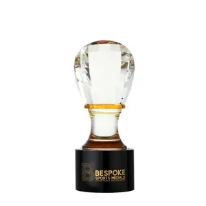 ADL 2023 nuovo Design di alta qualità personalizzato trofeo di cristallo colorato premi con Base nera