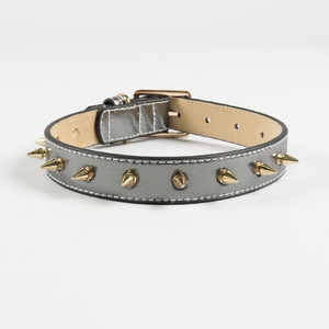 Venta al por mayor decoración de cabeza <span class=keywords><strong>bullit</strong></span> fuerte mordedura de perro, material de aleación, no se oxida collar de perro gato - Product Image 3