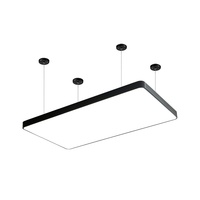 Plafonnier suspendu LED dimmable sans ombre CE, lampe suspendue moderne pour salon de coiffure, salon de beauté, studio de danse, 6000K