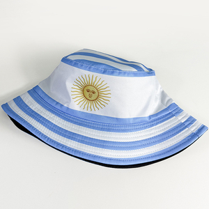 Gorra de Pescador Personalizada con la Bandera de la Selección Nacional de Fútbol, <span class=keywords><strong>Baloncesto</strong></span>, Copa <span class=keywords><strong>Argentina</strong></span>, Club Deportivo, para Aficionados - Product Image 4