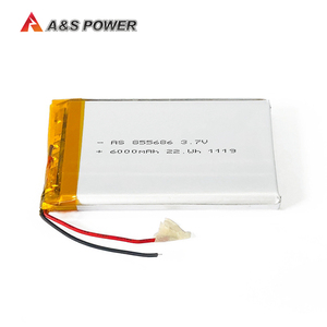 855686 rechargeable lithium ion 6000mah Li-ion lipo battery pack <span class=keywords><strong>3</strong></span>,7 v 22.2wh battery 6000mah for ETC. - Product Image 2