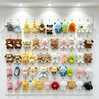 Peluche douce et mignonne en gros pour machine à griffes, jouet en peluche personnalisé de dessin animé, poupée animale en peluche pour machine à griffes, peluches pour distributeur automatique et boutique de cadeaux
