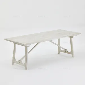 Wabi Sabi Modern Japanese Design Dining Room Furniture Wooden Dining Table Set For Home Or Hotel Use