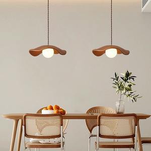 โคมไฟแขวนร้านอาหารสไตล์นอร์ดิกสีครีม โคมไฟข้างเตียงห้องนอนสไตล์โมเดิร์นวาบิซาบิ โคมไฟมินิมอลสร้างสรรค์ - Product Image 6