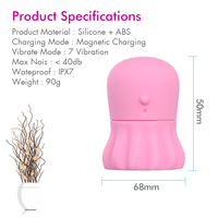 Allround-Stimulator für Frauen Mini-Klitoris-Zungenlicker-Vibrator mit Mehrfrequenz-Klitoris-Nippel funktionen zum Genuss
