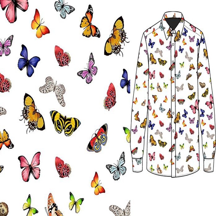 Print Digital Fabric Factory Fashion New China Stock Lot for Garment Rayon Fabric 100% RAYON Woven Design Rayon 20-1-3-22 58/60"