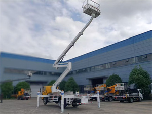 23m <b>25m</b> 27m Telescopic Aerial Work Vehicle Hydraulic Outrigger Telescopic Boom Aerial Work Platform Vehicle Hot Sale - Product Image 3
