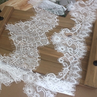 Sous-vêtements féminins élégants et vintage, écologiques, 21 cm, dentelle de Chantilly brodée florale, bordure en dentelle, LT2757B, nylon/coton