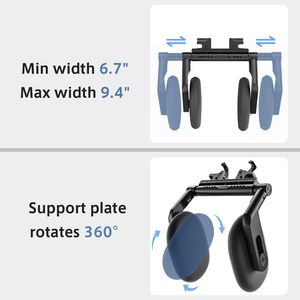 4-Cách Có Thể Điều Chỉnh Bộ Nhớ Bọt Xe Tựa Đầu Hỗ Trợ Du Lịch Xe Bên Ngủ Gối Thích Hợp Cho Trẻ Em Và Người Lớn - Product Image 3