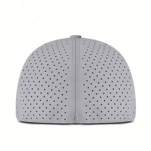 หมวกแก๊ปบาสเก็ตบอลผ้าคอตตอนทวิล 6 แผง ทรงไม่แข็ง แบบ Snapback  แบบเรียบ  แบบ Fitted  มีรูระบายอากาศ - Product Image 6