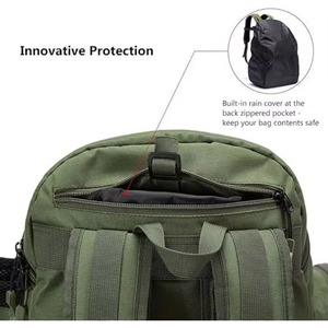 Mochila de pesca con soporte para cañas y compartimento isotérmico, ideal para pescadores y camping. Muestra gratuita. - Product Image 2