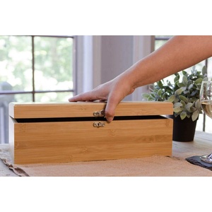 <span class=keywords><strong>2025</strong></span> ý tưởng mới rượu vang bằng gỗ hộp Set cao cấp duy nhất chai Quà Tặng trường hợp với bản lề nắp tre Rượu Vang Trường hợp với các công cụ thiết lập - Product Image 4