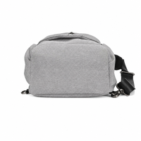 Sac à bandoulière léger en Oxford antivol multi-poches avec sangle réglable unisexe pour les voyages quotidiens