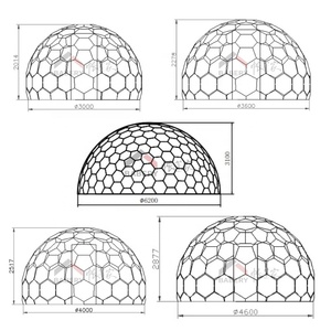 Dôme à bulles transparent, maison préfabriquée en capsule pour 2 à 10 personnes, lucarne transparente, tente igloo, quatre saisons, imperméable, résistant au vent - Product Image 3