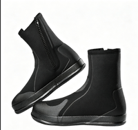 Bottes de plongée montantes en néoprène de 5 mm, épaissies, antidérapantes et résistantes à l'usure, pour la plongée avec tuba, la plage, le surf et la marche aquatique