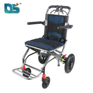 Sedile Ultra leggero comodo telaio in lega di alluminio bracciolo di sollevamento schienale pieghevole sedia a rotelle manuale - Product Image 1