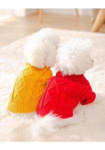 Factory Wholesale Cute Solid <b>Dog</b> Winter Warm Pullover Sweater <b>Jumper</b> Eco-Friendly <b>Dog</b> Clothing - Product Image 4