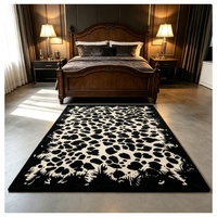 Tapis et carpettes pour grandes chambres et salons, vente en gros, couleur noir et blanc, prix de gros