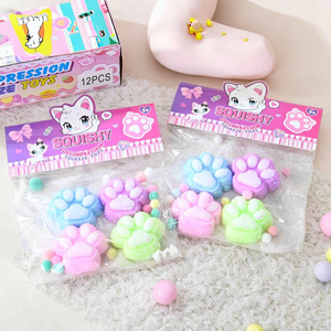 Juguetes blandos 130g nuevo Super suave <span class=keywords><strong>Ur</strong></span> Macarons gato garra Color mezclado rebote lento Kawaii regalos nuevo Material TPR juguetes blandos - Product Image 3