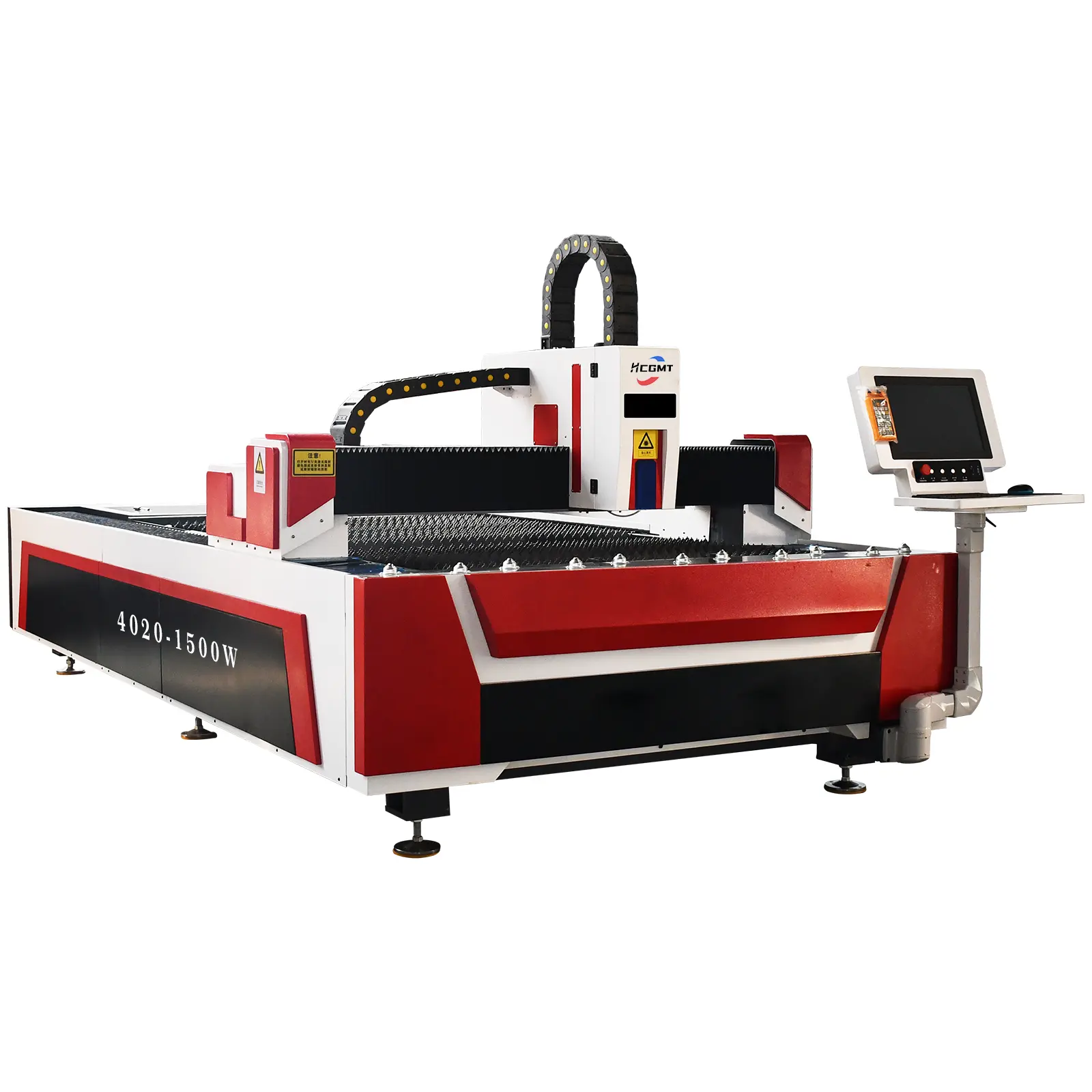 1500 Wát 4020 nhôm hồ sơ chế biến máy tiện CNC sợi máy cắt laser
