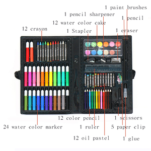 Set Artistico Non Tossico da 86 Pezzi, Kit di Disegno Personalizzato per Bambini, Set di Cancelleria per il Ritorno a Scuola con Pennarelli, Pastelli e Giocattoli da Disegno - Product Image 2