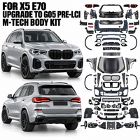 Kit carrosserie M-Tech style G05 pour BMW X5 E70 2007-2013, conversion de l'ancien au nouveau look, pare-chocs avant et arrière avec passages de roues