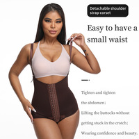 Body Shaper pour femmes Body Shapewear Open Crotch Seamless Front Hooks Jumpsuit